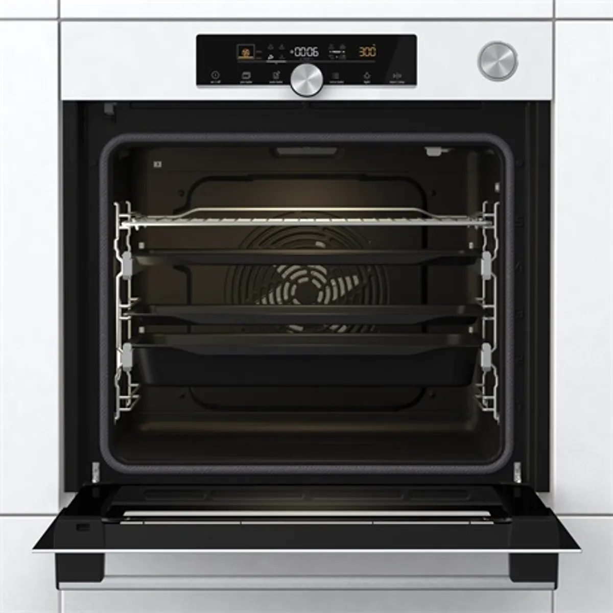 Gorenje BPSA6747A08WG Beépíthető sütő fehér 77 L A EcoClean Pirolitikus HomeMade Plus SteamAssist MeatProbe UltraCoolDoorQuadro #3