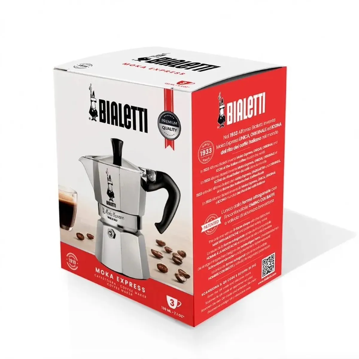 Bialetti 1161 MOKA EXPRESS Moka Express kotyogós kávéfőző 60 ml ezüst 1 adag #4