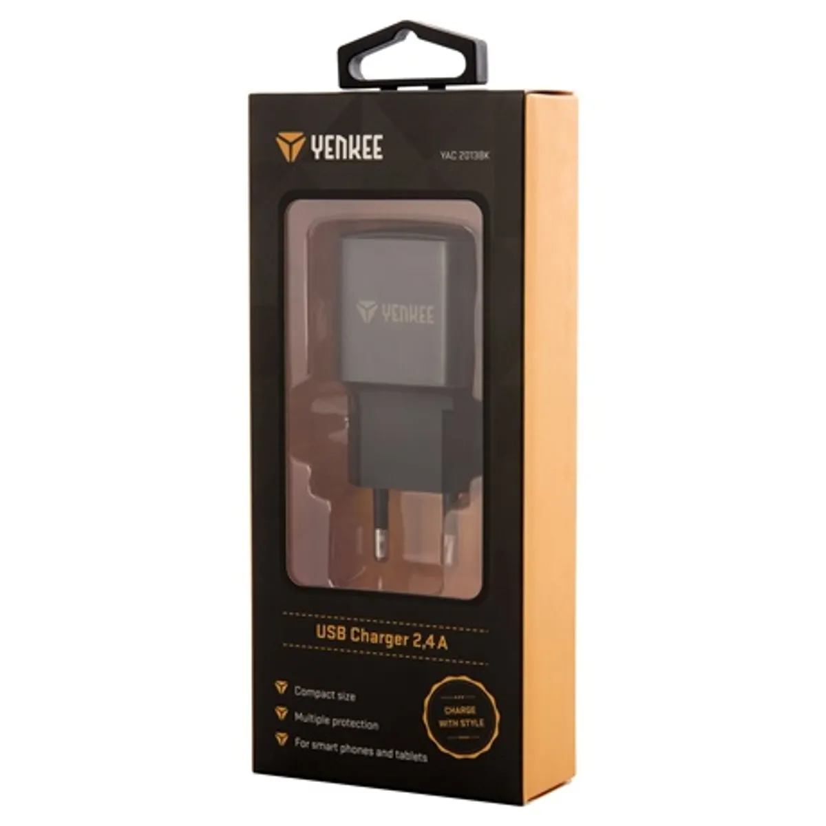 Yenkee YAC 2013BK gyorstöltő USB-A 12W fekete #3