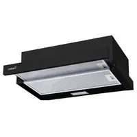 Cata TFB-5160 BK páraelszívó 60 cm fekete 1 motor billenőkapcsoló 600-300 m3h LED 1x2W 150 mm csőcsatlakozás energiaosztály C teleszkópos kivitel