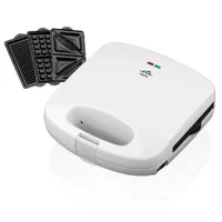 Eta 415690000 Szendvicssütő 3 az 1-ben 700 w automatikus hőmérséklet-szabályozás 180-os nyitás biztonsági hőbiztosíték csúszásgátló lábak #1