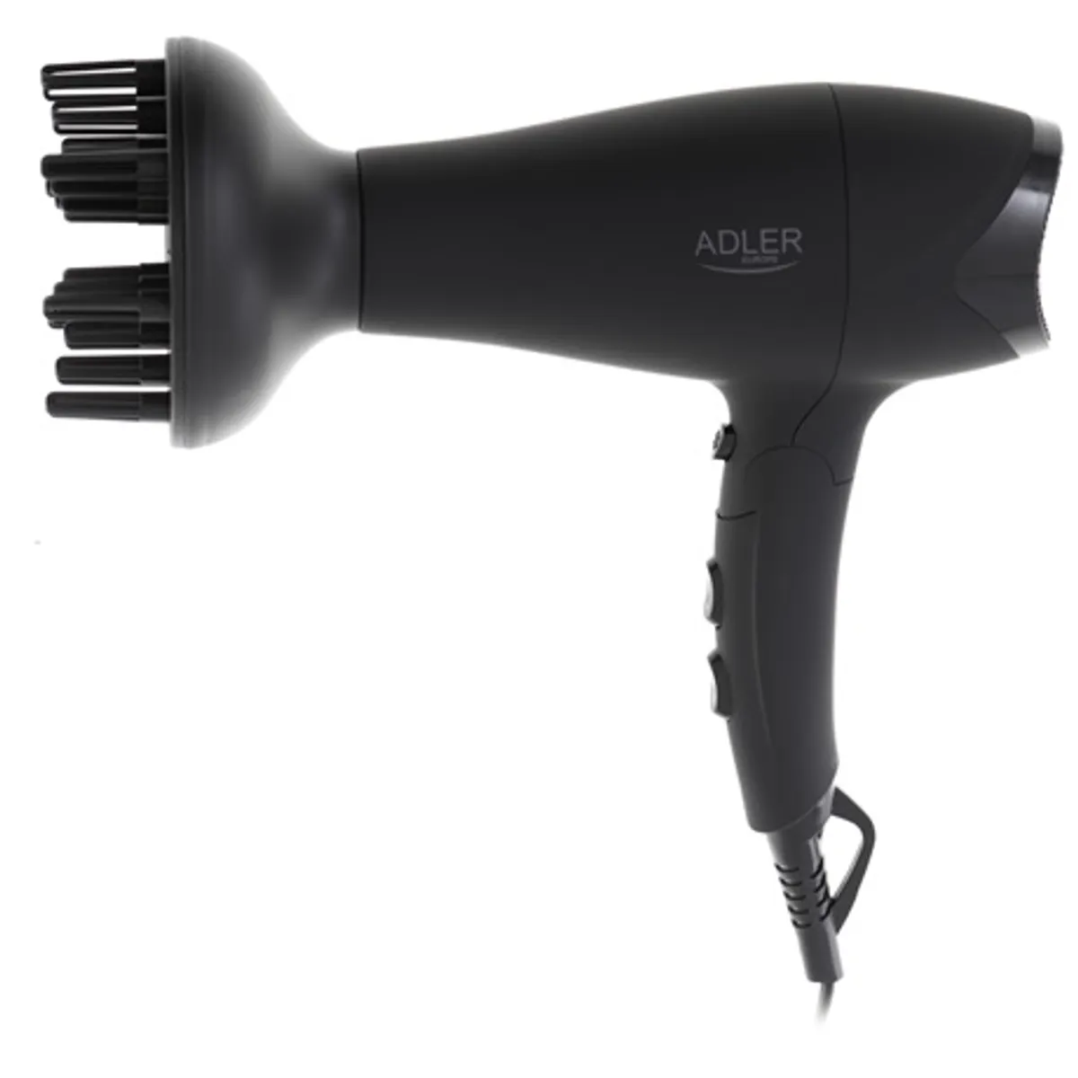 Adler AD2267 hajszárító 2100W 2 fokozat 3 hőmérséklet behajtható markolat diffúzor levegő szűkítő akasztófogantyú hideg levegő gomb 1.72 m #4