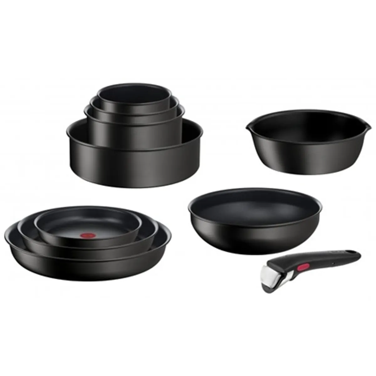 Tefal L7639002 Ingenio Unlimited 13 részes edénykészlet 16-24 cm sütőlábas 22-28 cm serpenyő Thermo-pont mosogatógépben indukciós kompatibilis #1