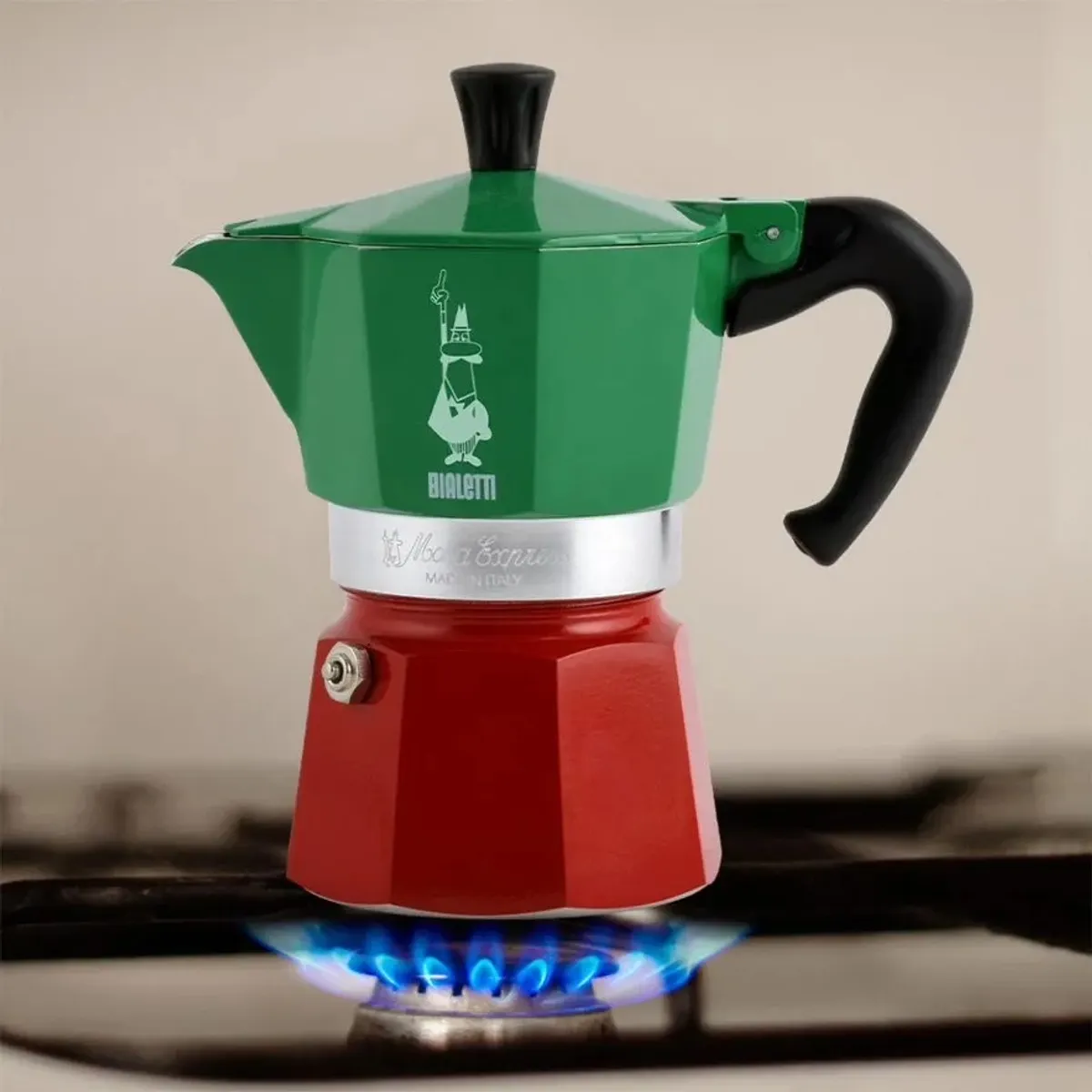 Bialetti 5322 Moka Express Italia 3 adag alumínium ötvözet gázon, elektromos és kerámia #5