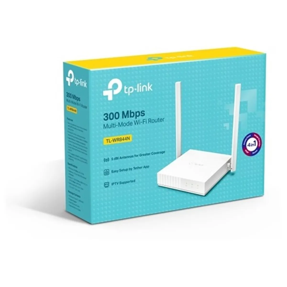 TP-LINK TL-WR844N 300 Mbps vezeték nélküli N router 4xLAN 1xWAN 2x5dBi 2.4 GHz #4