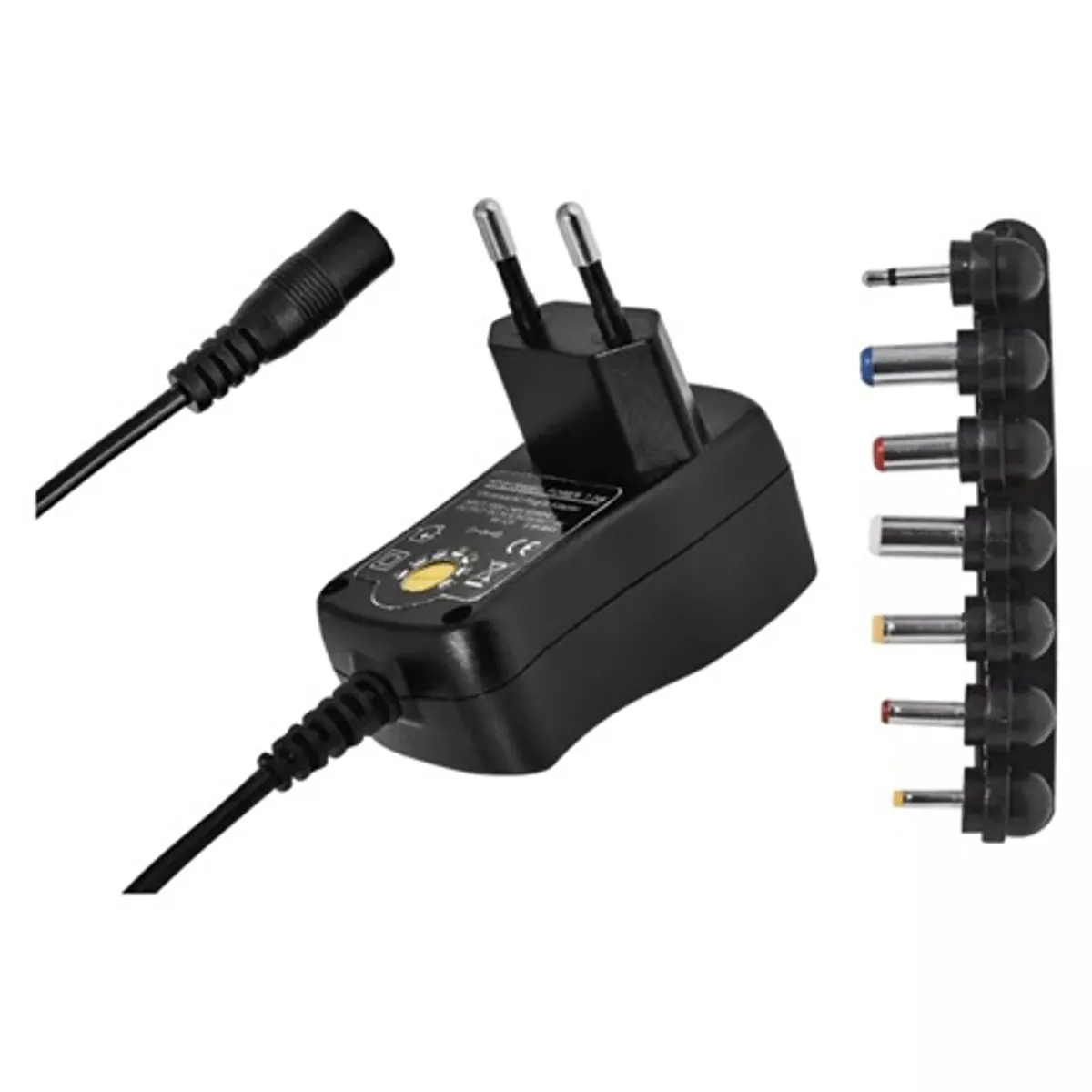 Emos N3110 univerzális hálózati adapter 600 mA 3-12 V bemenet 100-240 V 1,5 m kábel #1
