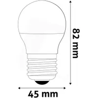 Avide ABMG27WW-2.5W led gömb mini G45 E27 3000K 250lm 150 fok #2