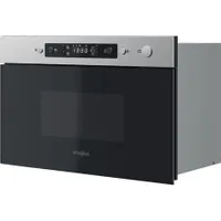 Whirlpool MBNA910X beépíthető mikrohullámú sütő 22L 750W gőz funkció oldalnyíló üvegajtó ajtónyitás JET Start JET Defrost gyermekzár kijelző #2
